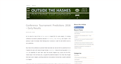 Desktop Screenshot of outsidethehashes.com